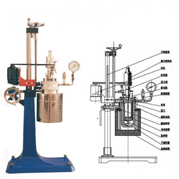 襯四氟內(nèi)膽快開式反應釜